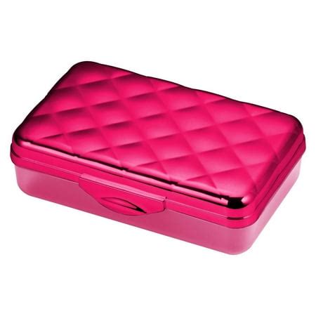 quilted metallic pencil box|it's metallic pencil case.